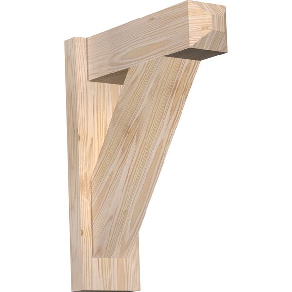 Ekena Millwork Traditional Smooth Craftsman Outlooker, Douglas Fir, 5 1/2"W x 16"D x 20"H OUT06X16X20TRA04SDF - main